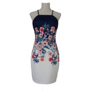 Guess Strappy Floral Dress Minidress S